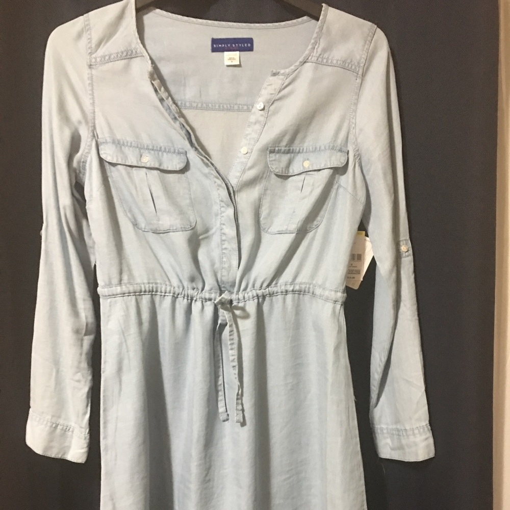 Tencel utility dress